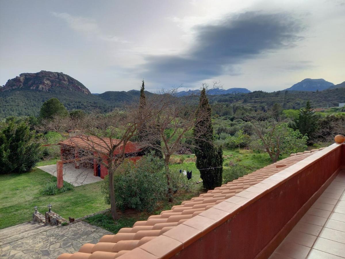 Ferienwohnung L'Albaida, Tranquility, Views Of Sea And Mountains Vilanova de Escornalbou Exterior foto