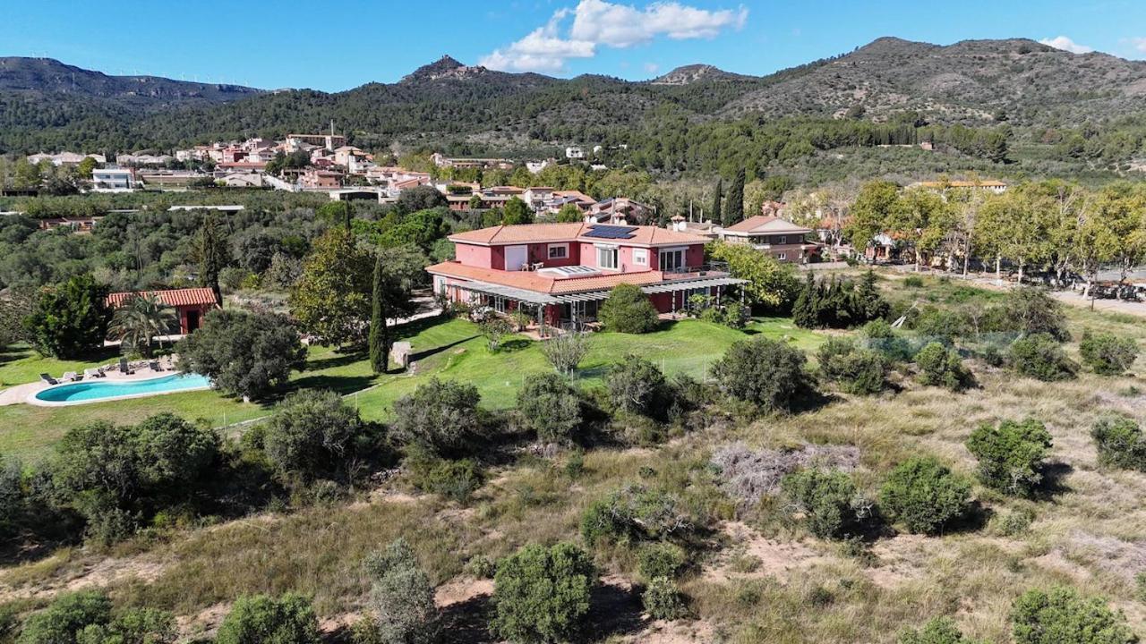 Ferienwohnung L'Albaida, Tranquility, Views Of Sea And Mountains Vilanova de Escornalbou Exterior foto